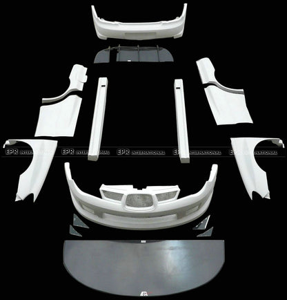 Subaru Impreza 9 Gen GDC AP Style Wide Body Rear panel