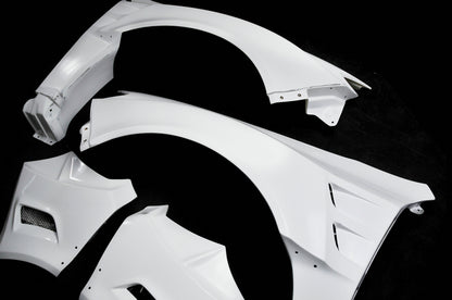 Subaru GRB GVB VRS Style Style Wide Body Version Front Fender Set (4 Pcs)