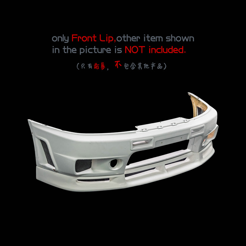 Nissan Skyline BCNR33 GTR 400R Style Front lip (For Nis 400R front bumper, R33R-FB-400R)