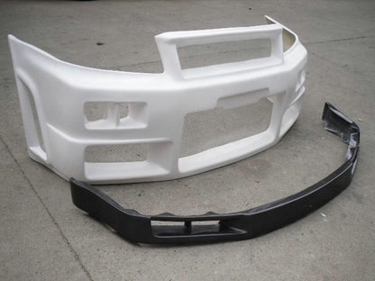 Nissan Skyline R34 GTR NIS Type STune Front Bumper with bottom lip