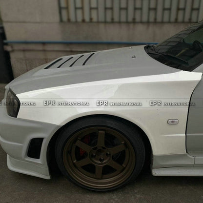 Nissan R34 GTT ZT type front fender (Can only fitted with conversion side & rear fender)