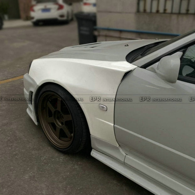 Nissan R34 GTT ZT type front fender (Can only fitted with conversion side & rear fender)