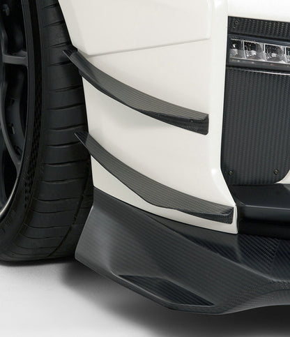 Nissan R35 GTR VRS19 Type Front bumper (Front Lip, fog cover, canard)