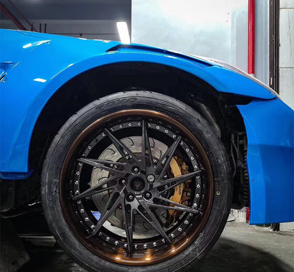 Nissan GTR R35 CBA DBA LBV2 Style wide front fender