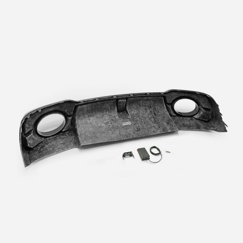 Audi RS3 S3 8V Stanceworkz Spec-LM Rear diffuser with fog light