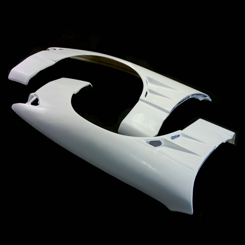 Nissan S13 PS13 Silvia DM Style D1 Front Fender +40mm (With door vents)