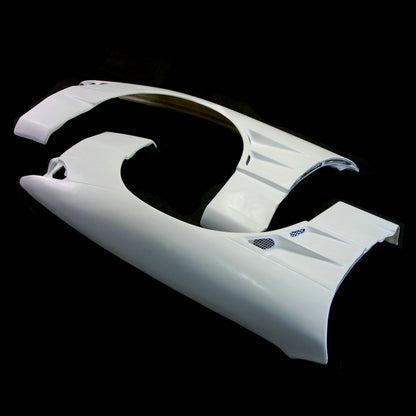 Nissan S13 PS13 Silvia DM Style D1 Front Fender +40mm (With door vents)
