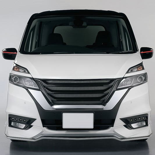 16-19 Nissan Serena C27 Highway Star ROJ Type front grill (pre-facelift)