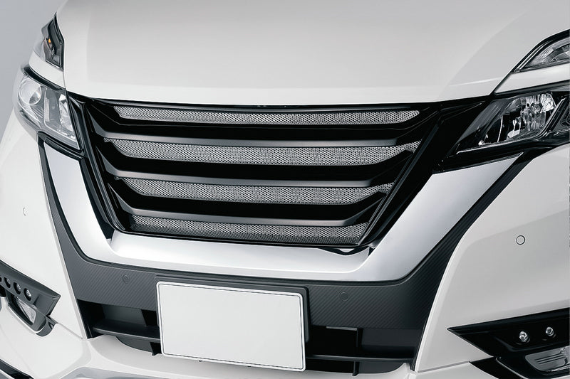 16-19 Nissan Serena C27 Highway Star ROJ Type front grill (pre-facelift)