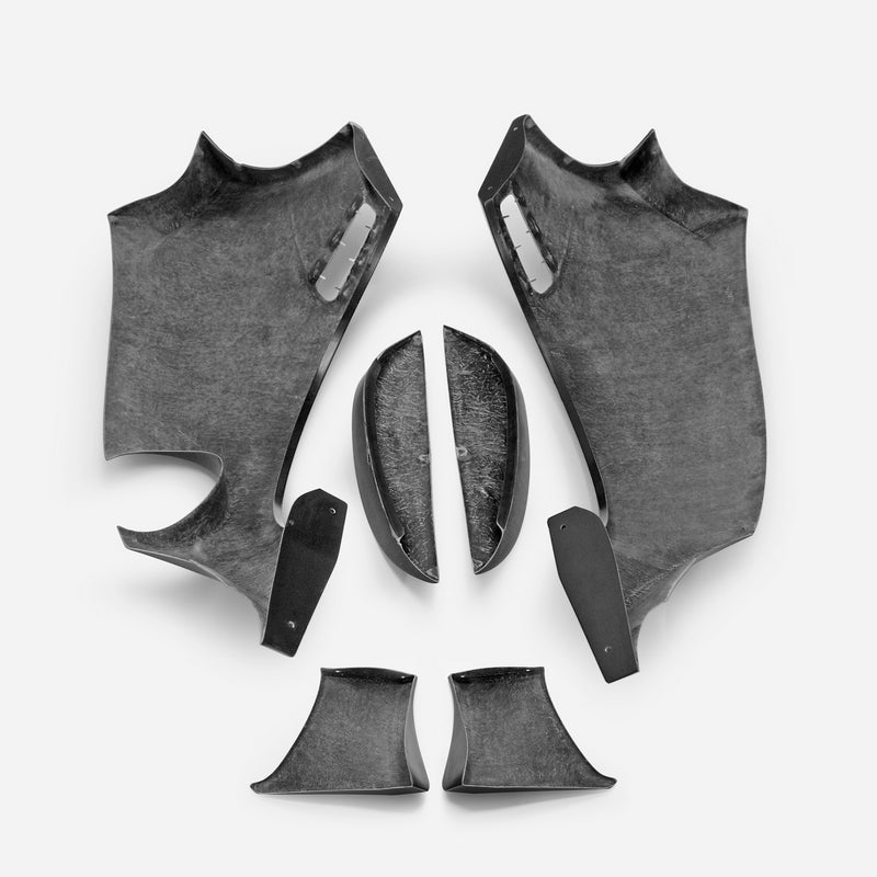 TOYOTA 19+ Supra A90 RBN Type Wide body rear fender with  rear spat (6pcs)