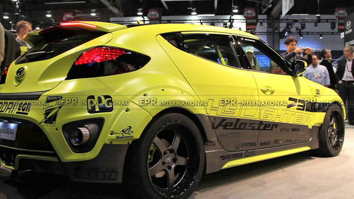 Hyundai Veloster 2011-2017 EGR Style Front & Rear Fender Flares 8 Pcs