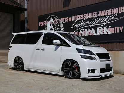 Toyota 11-15 Vellfire 20 series AH20 SS Style front lip (Facelift) (For V & X body)