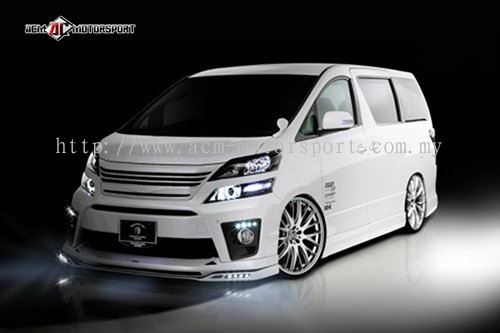Toyota 12-15 Vellfire 20 series AH20 TMK Style front lip