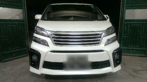 Toyota 12-14 Vellfire 20 series AH20 GSI style front fog light cover