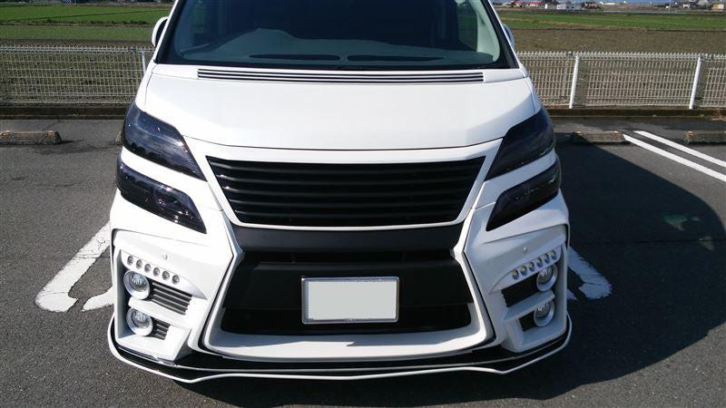 Toyota 08-15 Vellfire 20 series AH20 SS Style front hood spoiler