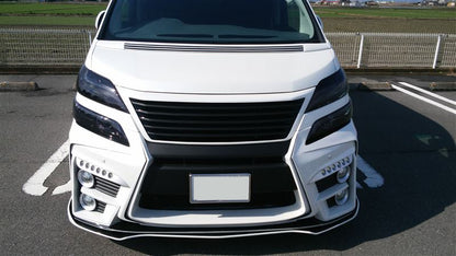 Toyota 08-15 Vellfire 20 series AH20 SS Style front hood spoiler