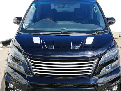 Toyota 08-15 Vellfire 20 series AH20 SS Style front hood