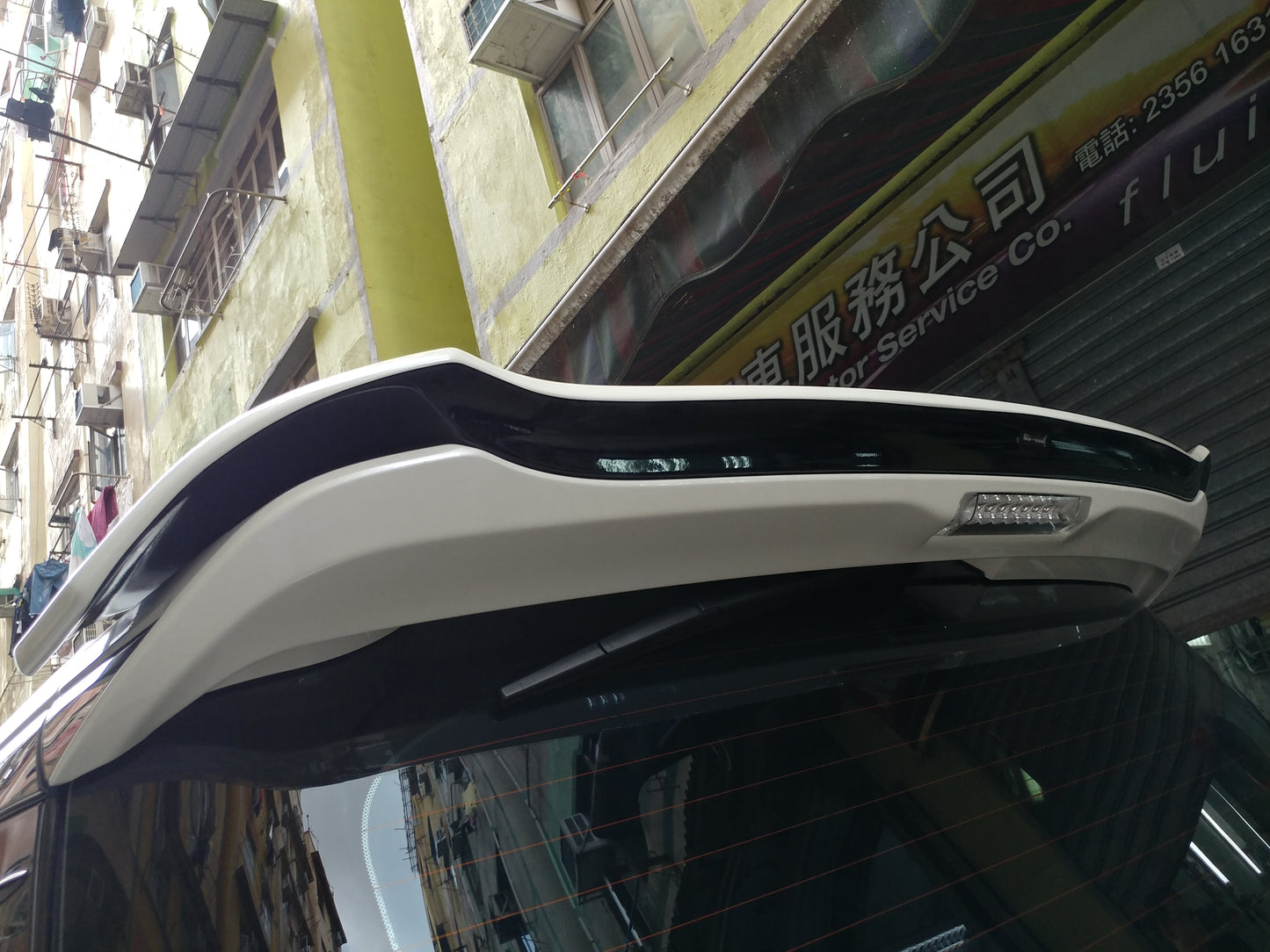 Toyota 15 onwards Vellfire 30 series AH30 SLKB Style rear spoiler