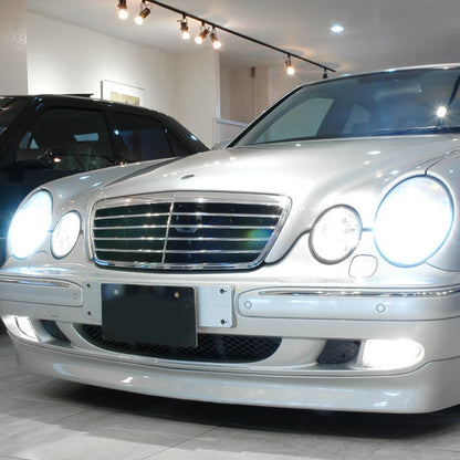MERCEDES BENZ E-Class W210 Facelife 4door Sedan 99-02 E320 E420 E430 BRA Style Front Lip