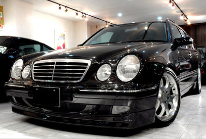 MERCEDES BENZ E-Class W210 Facelife 4door Sedan 99-02 E320 E420 E430 BRA Style Front Lip