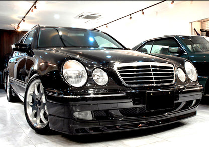 MERCEDES BENZ E-Class W210 Facelife 4door Sedan 99-02 E320 E420 E430 BRA Style Front Lip