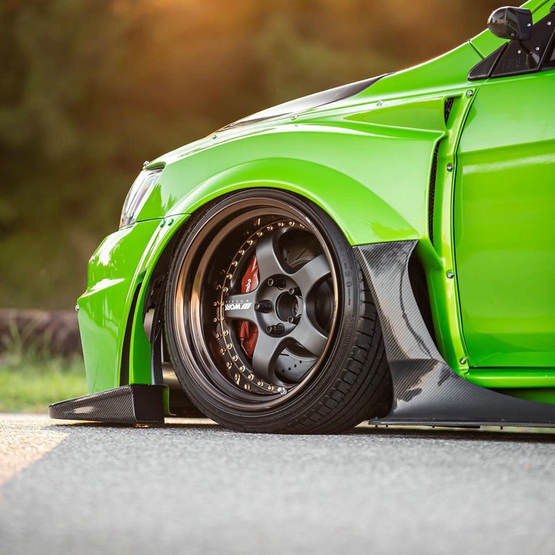 MITSUBISHI EVO 10 VRSV2 Wide Style Style Front Fender with add on 4Pcs