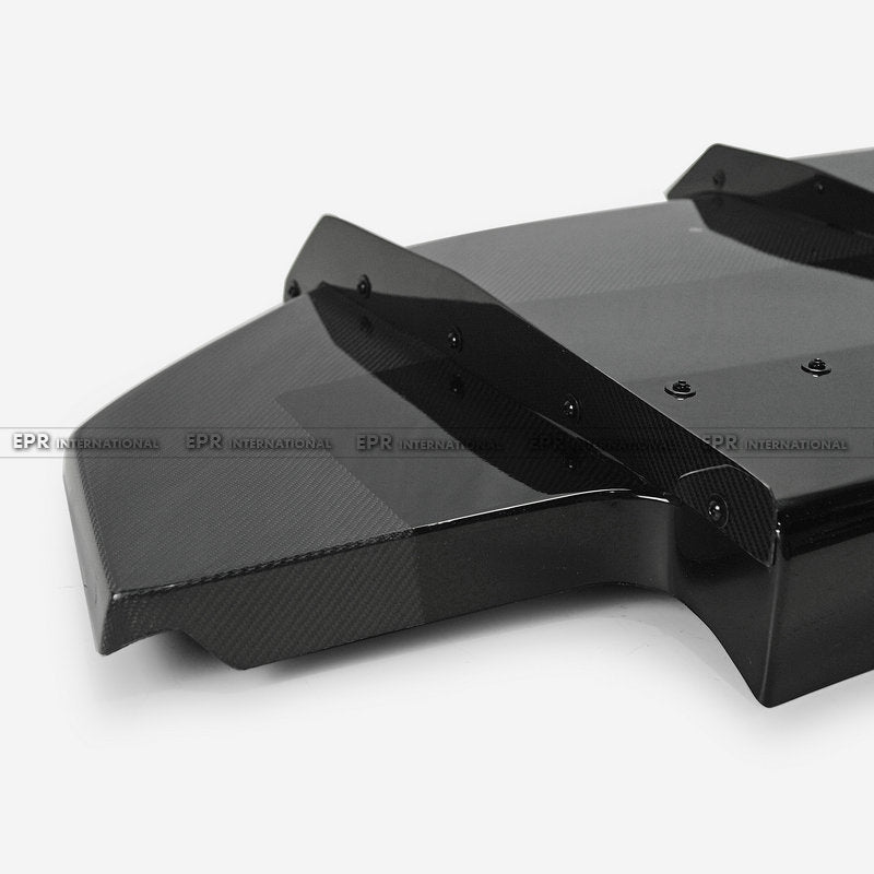 Honda 17-19 (Not fit 2020 on) Civic Type R FK8 VRSAR1 Style Rear Diffuser