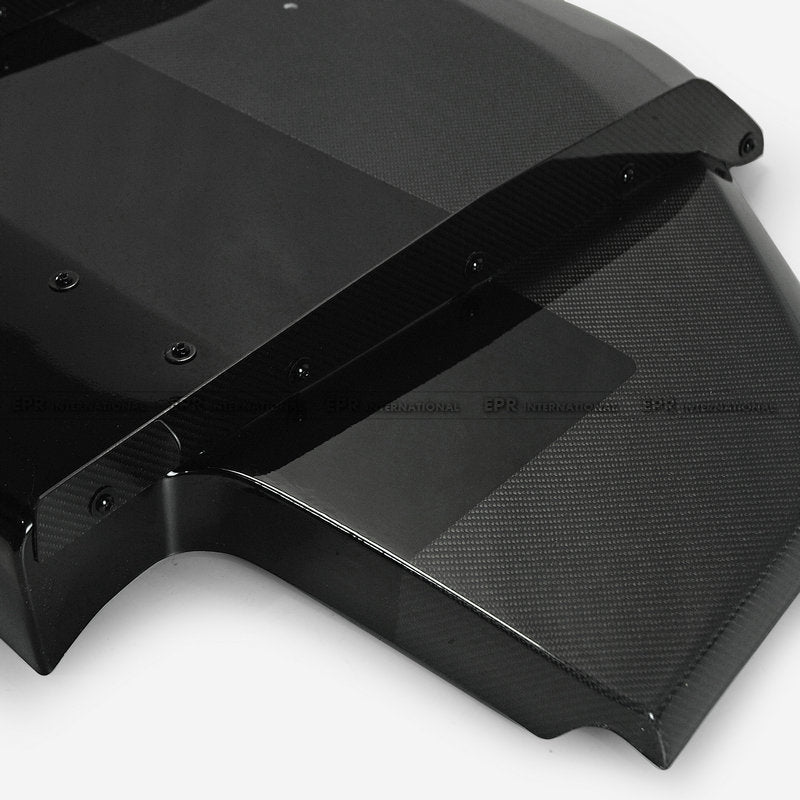 Honda 17-19 (Not fit 2020 on) Civic Type R FK8 VRSAR1 Style Rear Diffuser