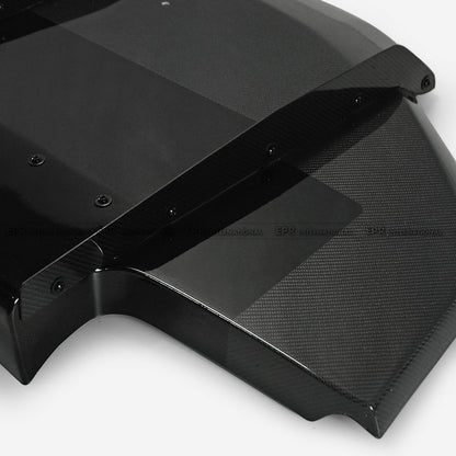 Honda 17-19 (Not fit 2020 on) Civic Type R FK8 VRSAR1 Style Rear Diffuser
