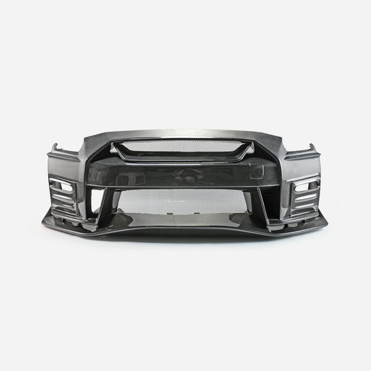 Nissan GTR R35 NIS Ver2 Front Bumper with front lip (For CBA DBA)
