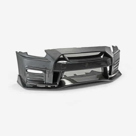 Nissan GTR R35 NIS Ver2 Front Bumper with front lip (For CBA DBA)