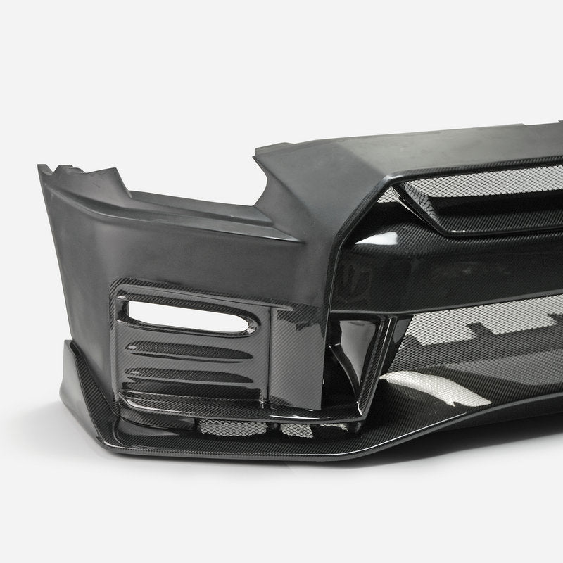 Nissan GTR R35 NIS Ver2 Front Bumper with front lip (For CBA DBA)