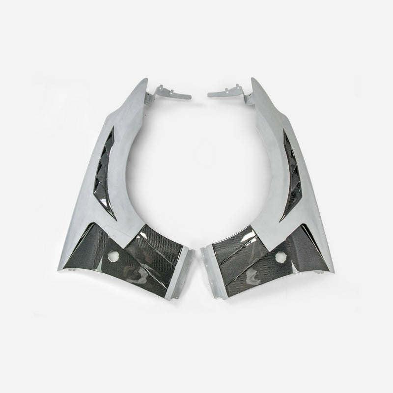 Nissan 09 onwards 370Z Z34 EPA ATTK Type front fender (top vents and below vents opened)