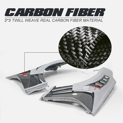 Nissan 09 onwards 370Z Z34 EPA ATTK Type front fender (top vents and below vents opened)
