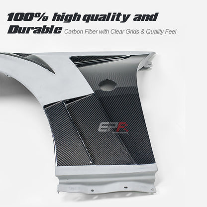 Nissan 09 onwards 370Z Z34 EPA ATTK Type front fender (top vents and below vents opened)