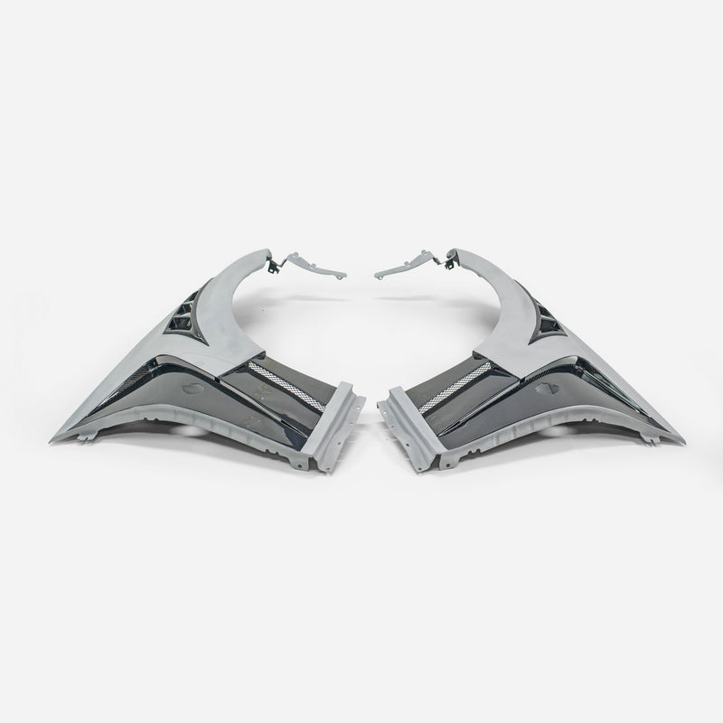 Nissan 09 onwards 370Z Z34 EPA ATTK Type front fender (top vents and below vents opened)