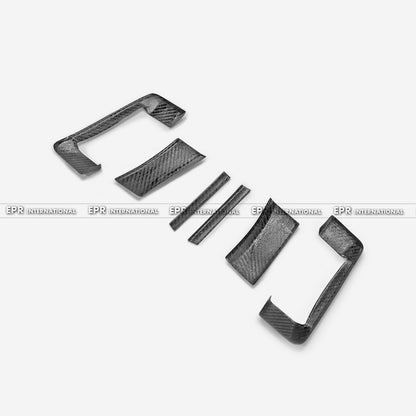 Nissan Z33 350Z carbon exterior door handle covers 6pcs