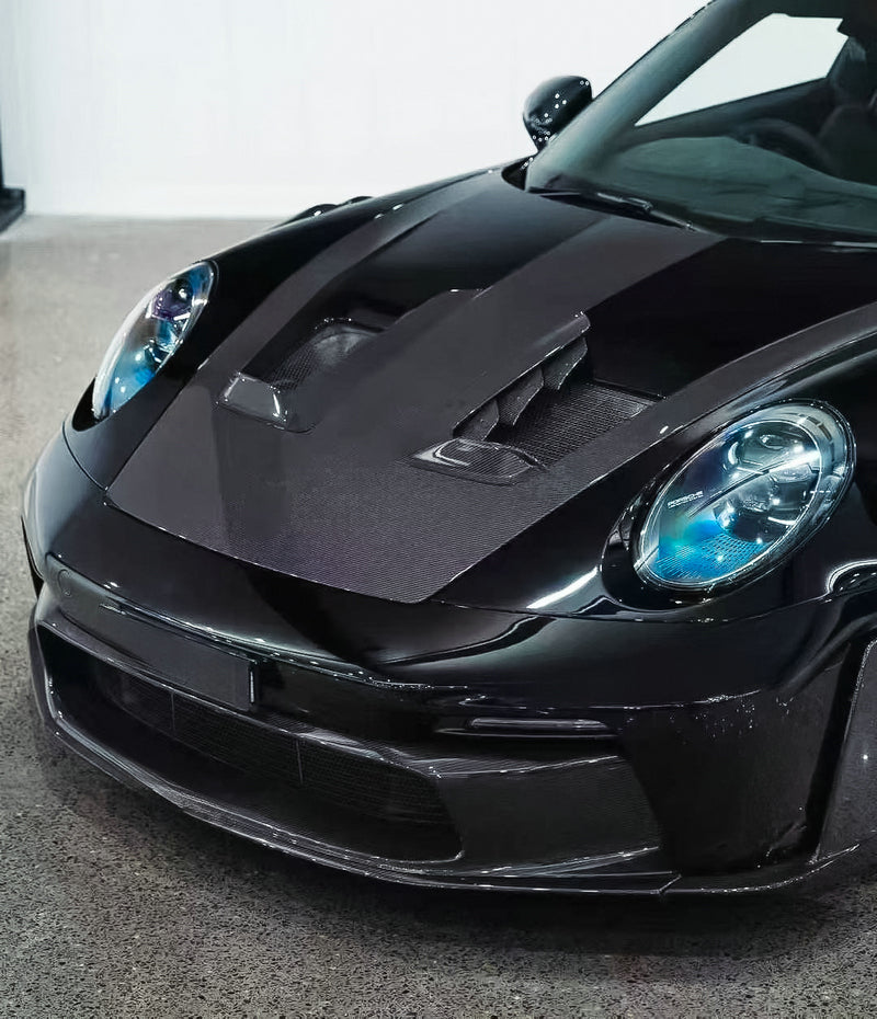 Porsche 911 992 S 4S Turbo S GT3RS Type front hood