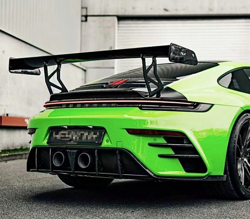 Porsche 911 992 S 4S Turbo S SK Type Rear Spoiler + GT Spoiler
