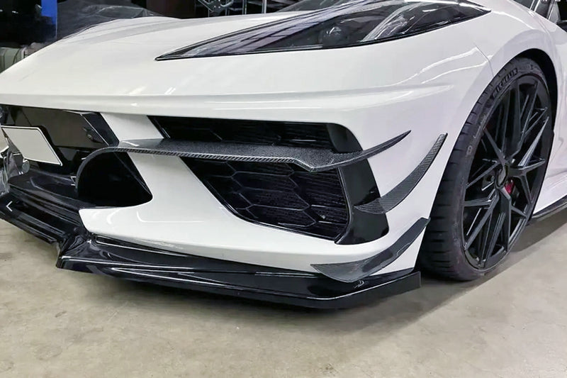 2020+ Chevrolet Corvette C8 P Type front bumper canard