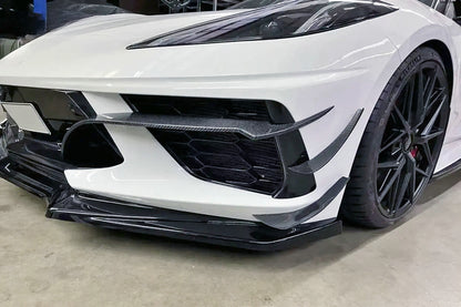 2020+ Chevrolet Corvette C8 P Type front bumper canard