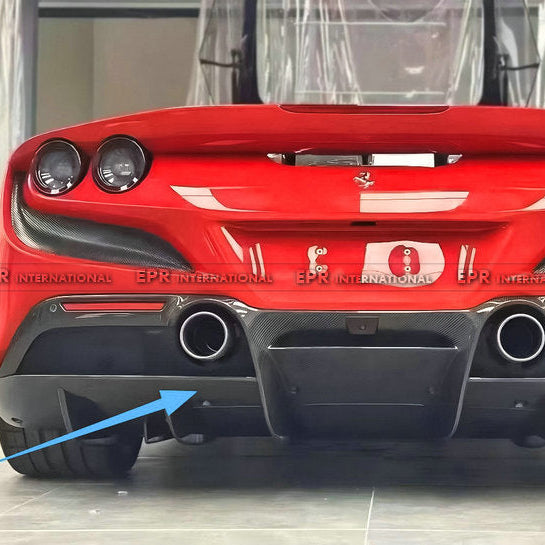 Ferrari F8 OEM style rear diffuser