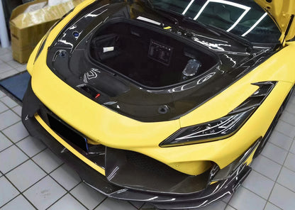 Ferrari F8 OEM style front trunk cover 3pcs