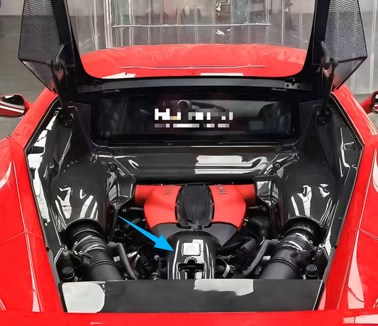 Ferrari F8 OEM style engine Middle cover