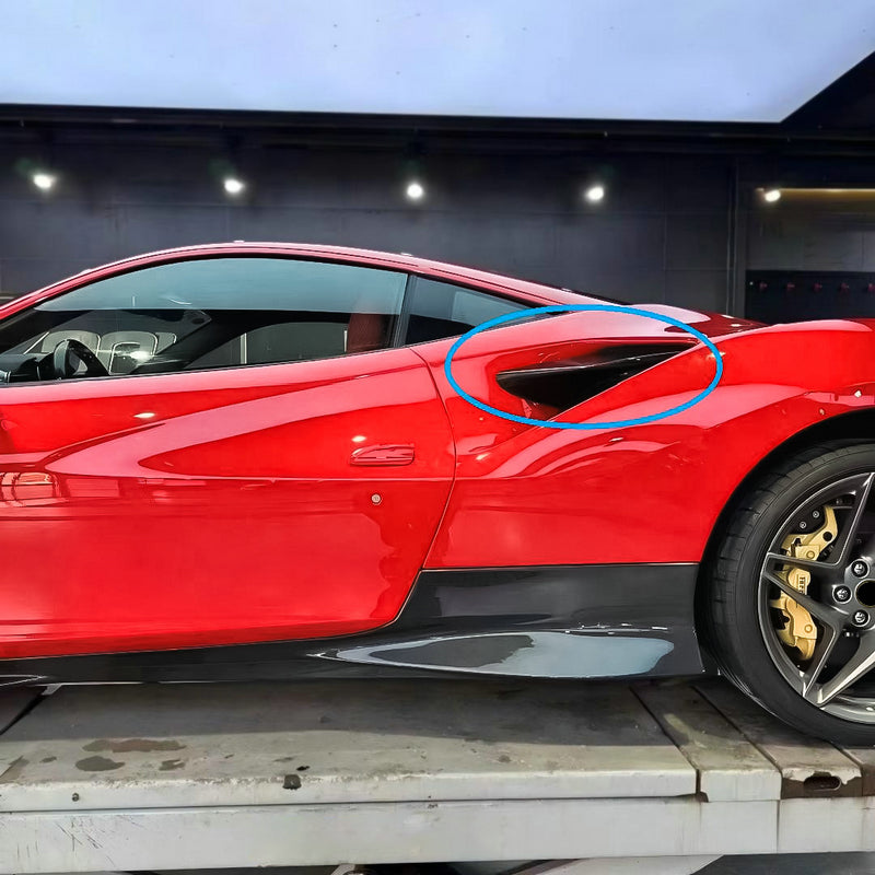 Ferrari F8 OEM style rear fender air vent cover