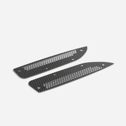 Honda Civic Type-R FL5  Dry carbon front fender stone rock guard (Large hole)