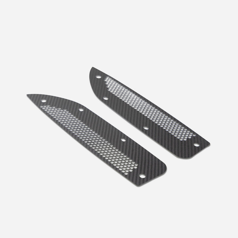 Honda Civic Type-R FL5  Dry carbon front fender stone rock guard (Small hole)