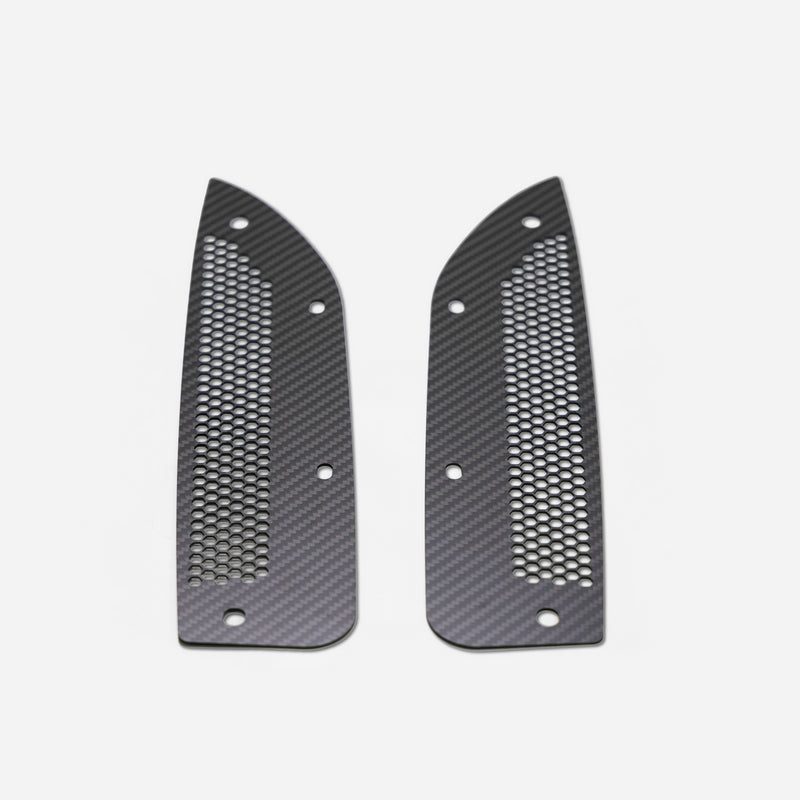 Honda Civic Type-R FL5  Dry carbon front fender stone rock guard (Small hole)