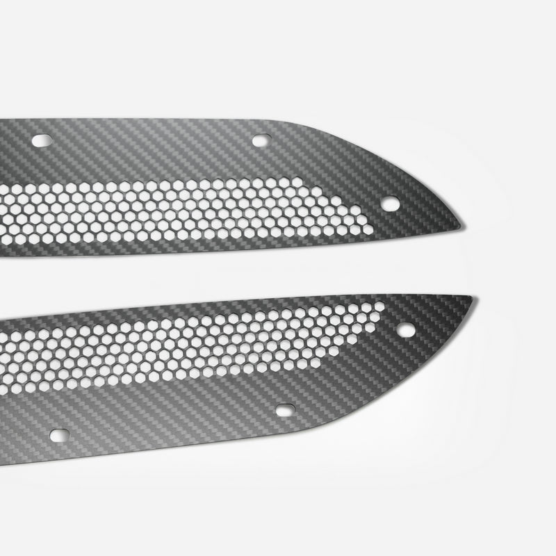 Honda Civic Type-R FL5  Dry carbon front fender stone rock guard (Small hole)
