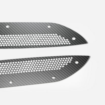 Honda Civic Type-R FL5  Dry carbon front fender stone rock guard (Small hole)